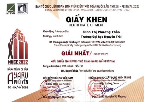Giải thưởng Festival SVKT toàn quốc