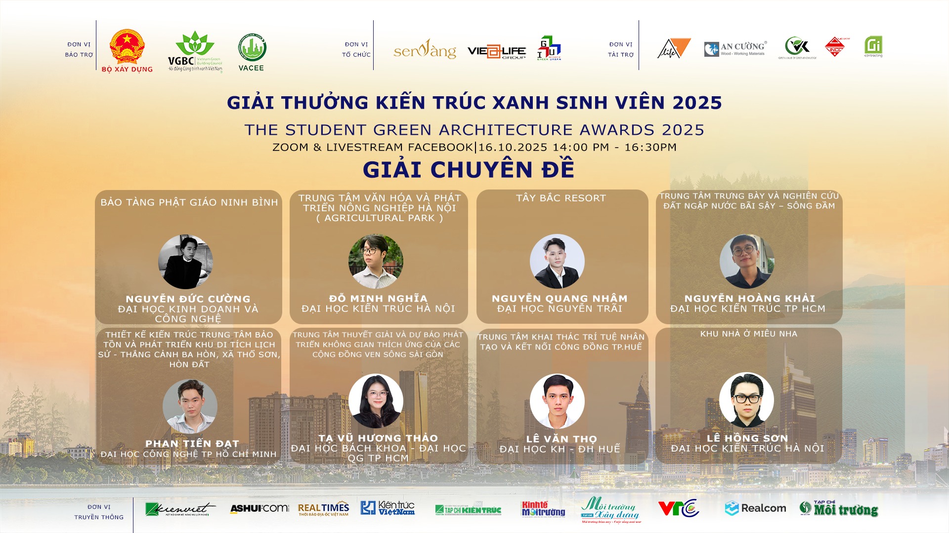 “Tây Bắc Resort” của sinh viên Nguyễn Quang Nhâm là đại diện duy nhất của Trường Đại học Nguyễn Trãi được xướng tên